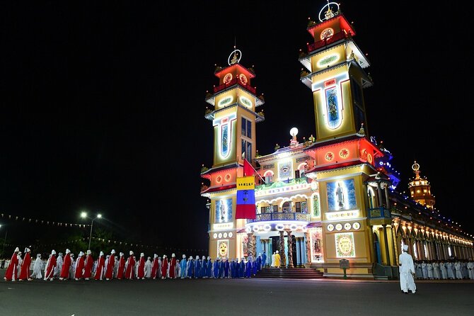 Black Virgin Peak, Cu Chi Tunnels & Cao Dai Temple - Private Tour - Black Virgin Peak and the Ba Den cable car: the view plus the statues