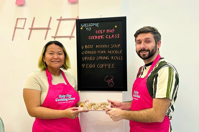 Cook 4 Local Vietnamese Dishes In Pink-themed Class & Market Tour - Making the most of your day in Ho Chi Minh City