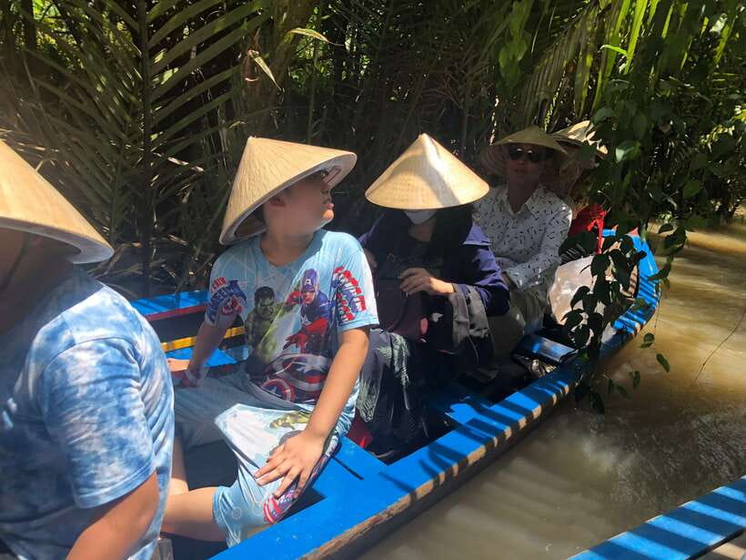 HCM: Mekong Delta Islands Boat & Tuk-Tuk Tour with Tastings - Tuk-tuk, cycling, and village life in the Ben Tre area