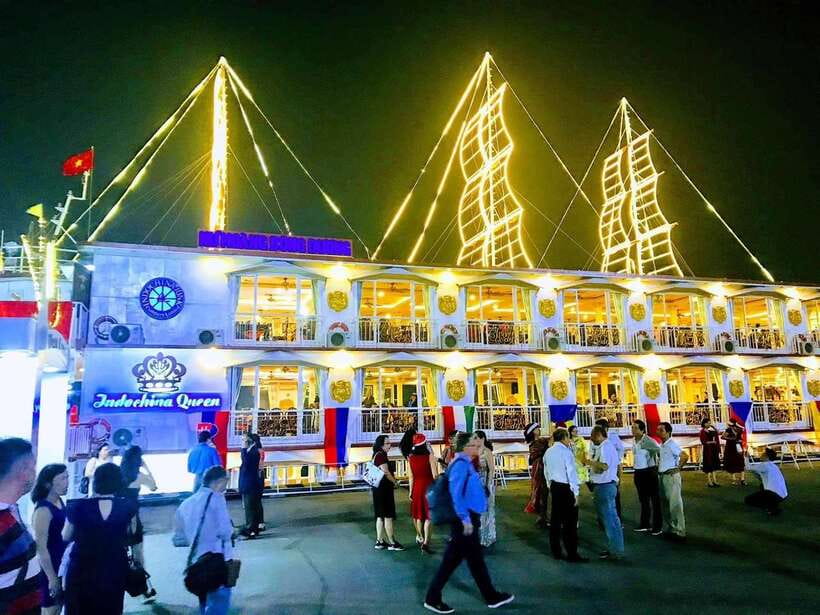 HCM: Saigon River Dinner Cruise - Scooter Option: Landmark Drive-By Before You Board