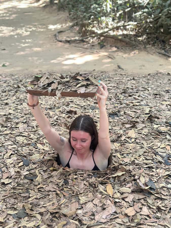 HCMC:Cu Chi Ben Duoc Tunnels:Authentic & Less Touristy-Max10 - Entering the tunnels: what you’re actually experiencing underground