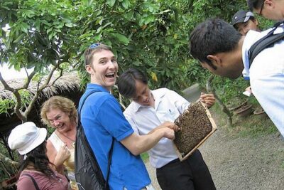 HCM:Mekong Delta Boat,Khotcake cooking Coconut Village,SmallGroup - Coconut Village Time: Walking, Rowing, Cycling, and Electric Tuk-Tuks