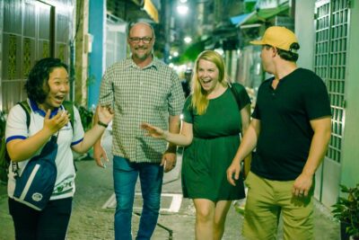 Ho Chi Minh City: Private Street Food Evening Walking Tour - Getting picked up smoothly: districts 1, 3, 4, 5, 10 and the Opera House