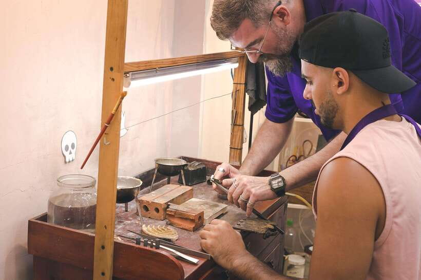 Ho Chi Minh City Vietnam: Silver Jewelry Making Workshop - The Real Cost: $60 Is the Class Fee, Silver Is Added by Weight