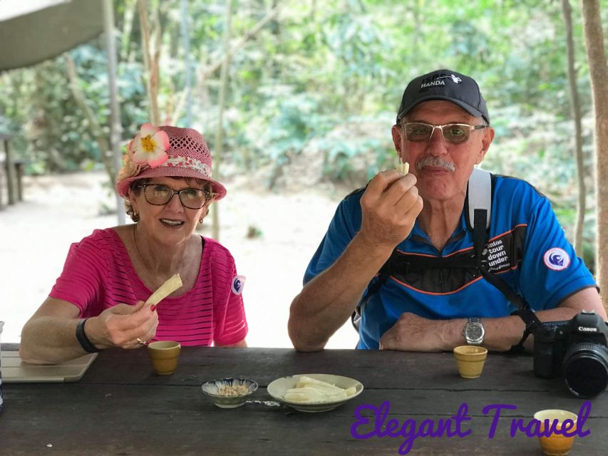 Private Cu Chi Tunnels & Mekong Delta: Full-Day Guided Tour - Food Stops: Honey Tea, Seasonal Fruit, and Coconut Candy