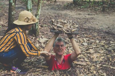 Private Cu Chi Tunnels Tour By Car | Saigon Adventure - Entering the Cu Chi Tunnels: learning + the optional crawl