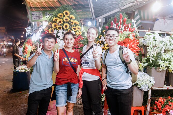 Saigon After Dark Night Tour by Scooter + 7 tastings - Stop 1: Chinatown at night from 86 Mạc Đĩnh Chi