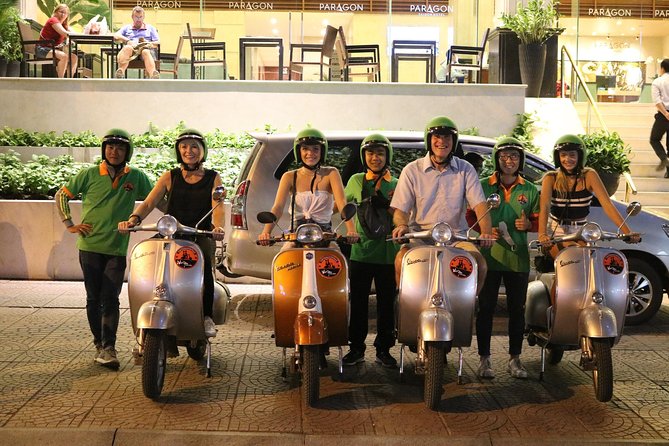 Saigon After Dark Vespa Street Food Tour + Live Music 4 hours - Key highlights at a glance