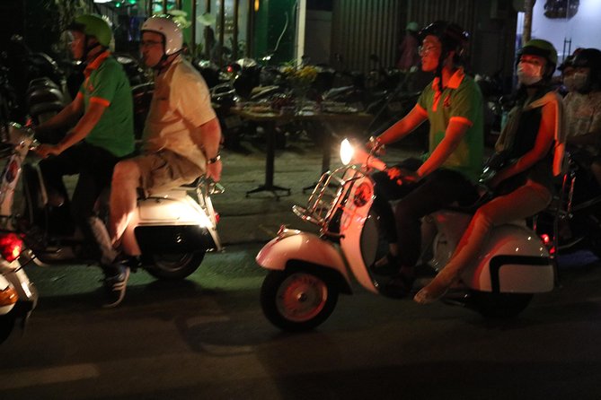 Saigon After Dark Vespa Street Food Tour + Live Music 4 hours - Who should book this Saigon After Dark Vespa tour