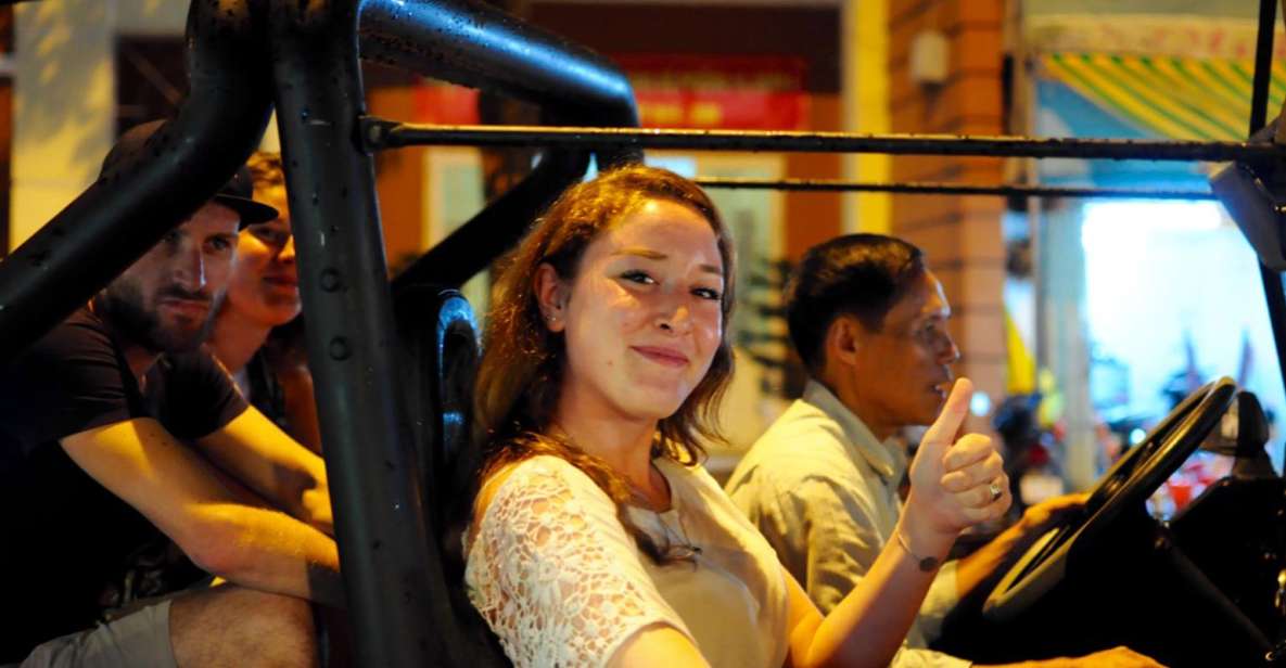 Saigon: Private Food Tour Discovery & City Tour by Jeep - Your Jeep ride: fresh air, good views, and a chatty guide