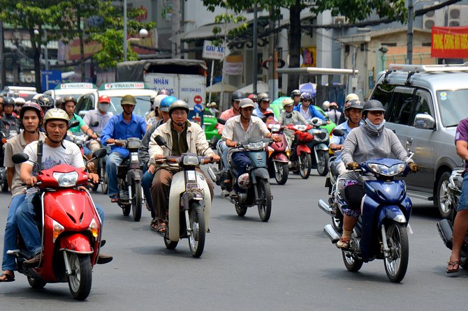 Small group Saigon Inside Out by Motorbike for 3 Hours - The scooter ride: fun, fast, and safely managed