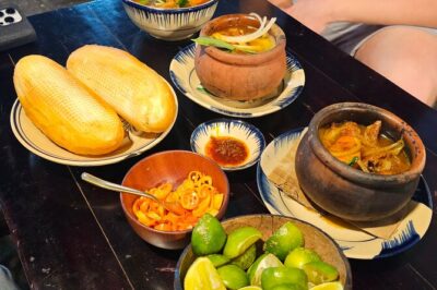 Unique Taste of Saigon Street Food Tour - First Tasting Stop: Mixed Rice Paper Salad, Betel Leaf Beef, and Banh Xeo