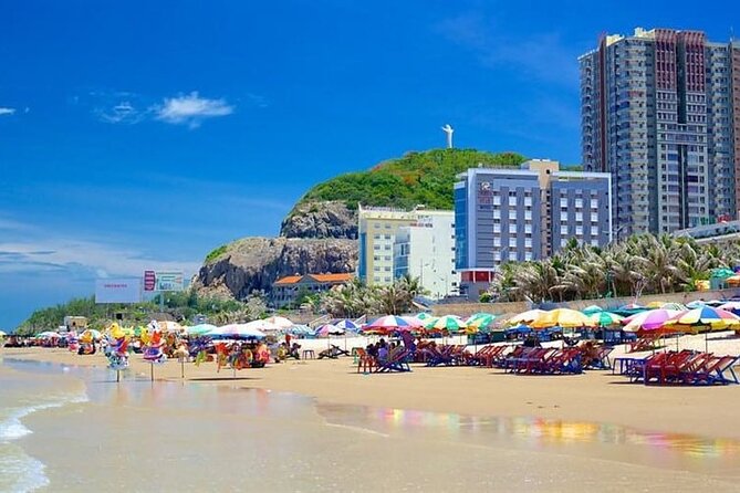 Vung Tau Full-Day Tour with Beach, Christ Statue & White Palace - Thuy Van Back Beach: sea-breeze relaxation, not a swimming stop