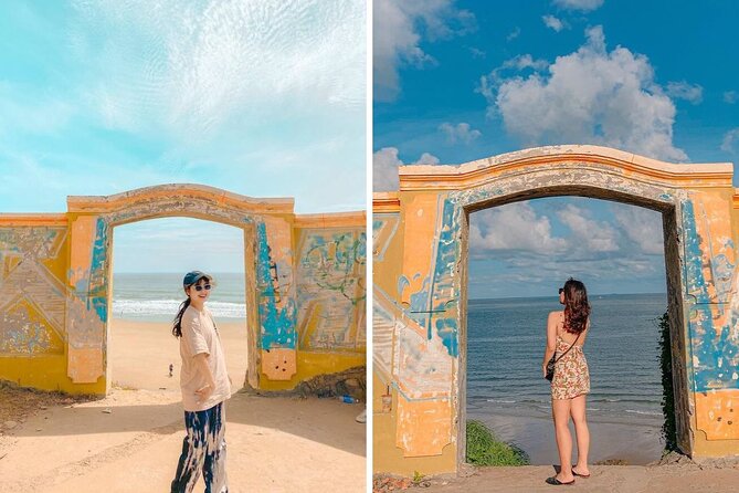 Vung Tau Full-Day Tour with Beach, Christ Statue & White Palace - Nghinh Phong Cape and the Gate of Heaven: a cool breeze and iconic angles